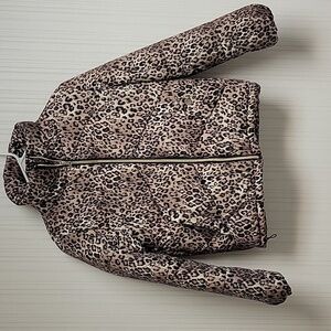 Me Jane Animal Print Puffer Jacket, Women's Small